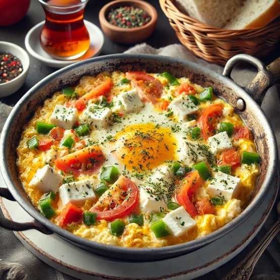 BEYAZ PEYNİRLİ OMLET